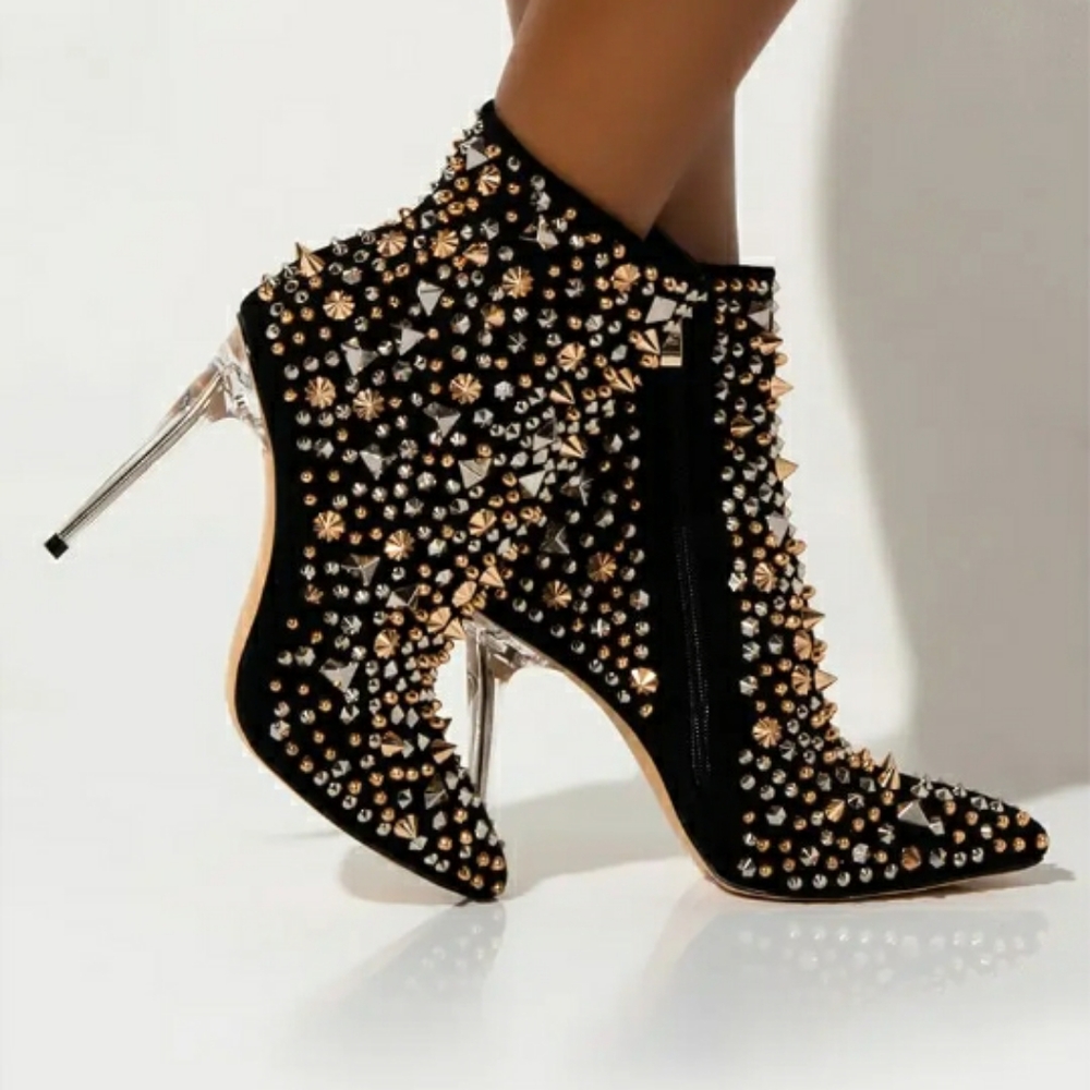 Bhaddie Black booties
